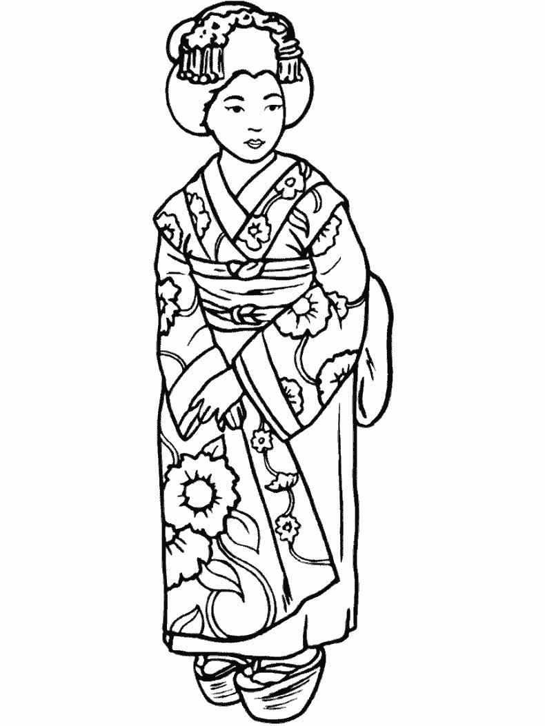 Japan Coloring Pages Kids Adults Home