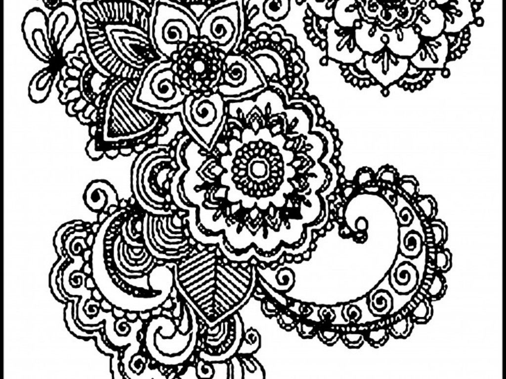 Free Coloring Pages For Adults Printable Hard To Color Image 4 ...