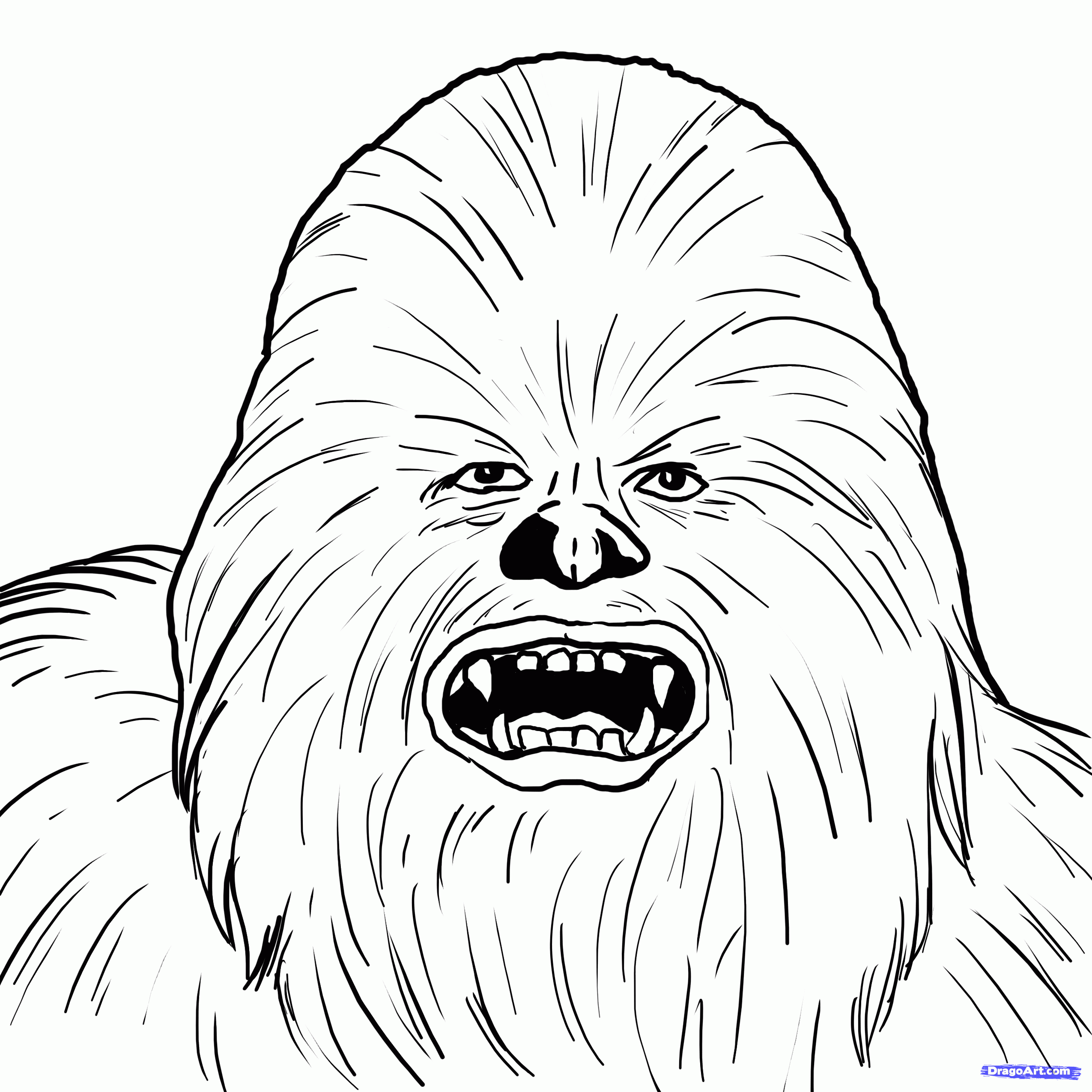 Chewbacca Coloring Pages Coloring Home