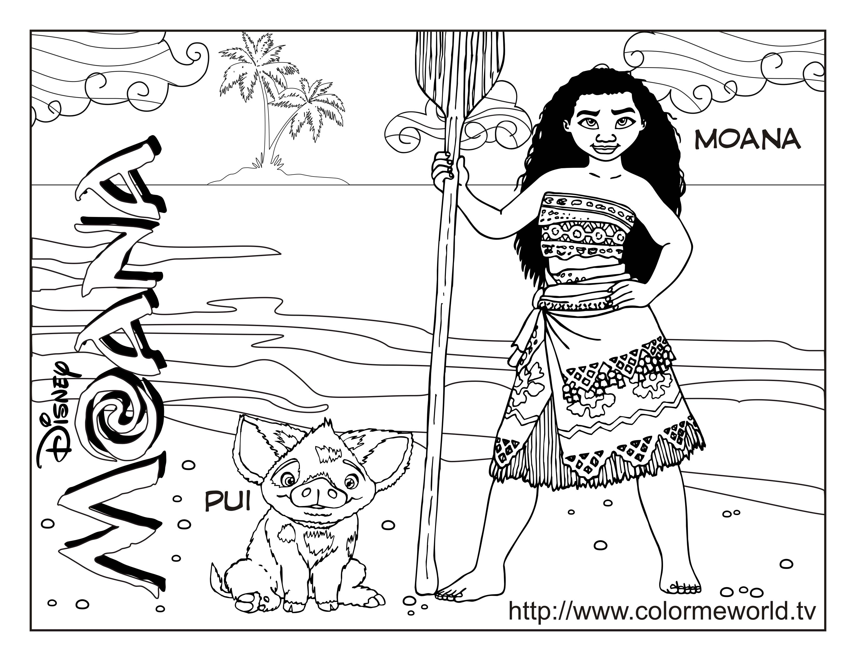 Moana Coloring Pages - Coloring Home