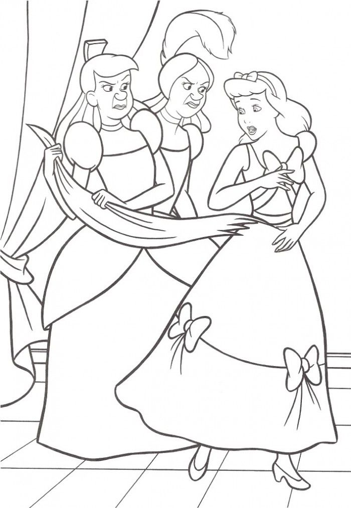 Cinderella Coloring Pages Free To Print : The Cinderella Princess ...