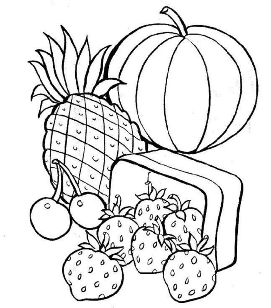 Food Pyramid Coloring Pages Auromas