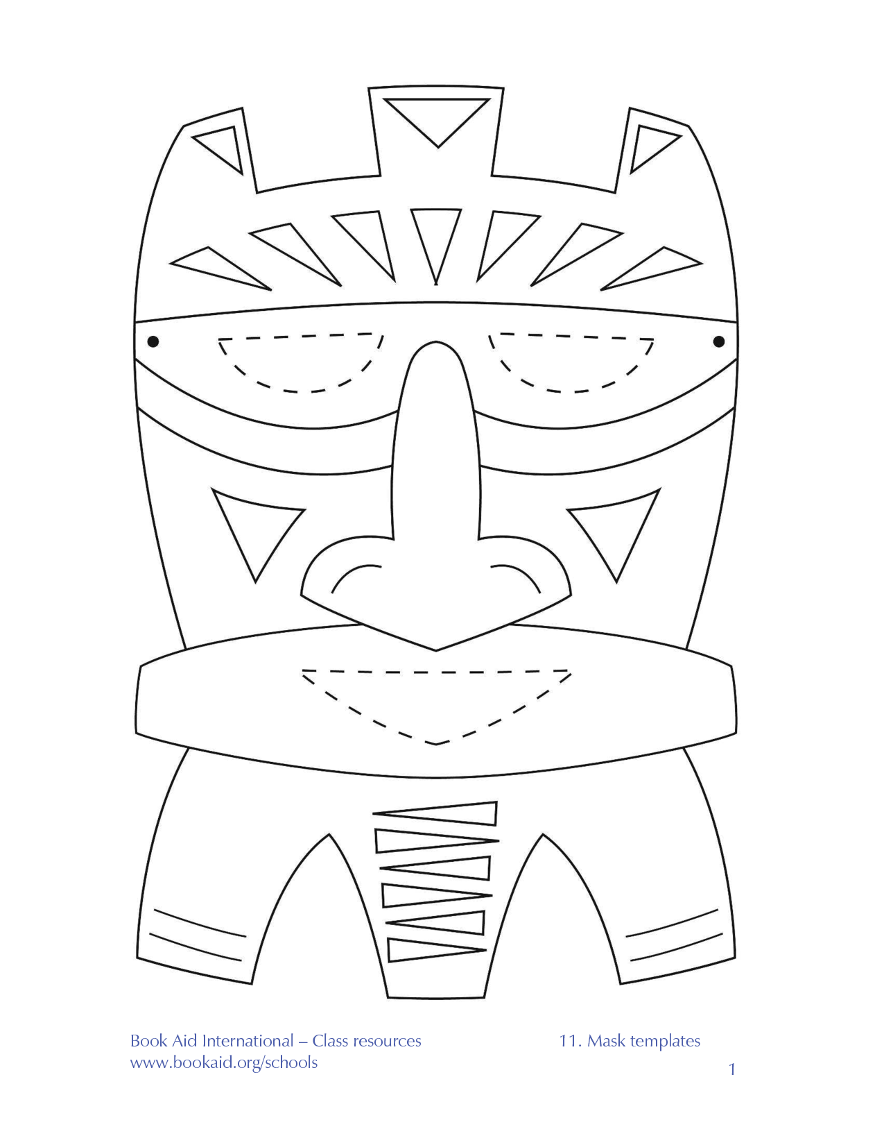 Best Photos of African Mask Template - African Mask Templates ...