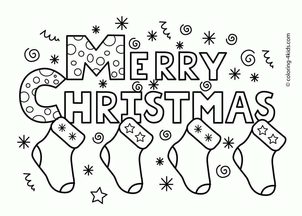 Images Merry Christmas Pictures To Color Christmas Coloring Pages ...