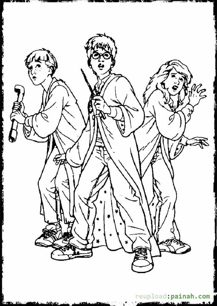 Harry Potter Free Printable Coloring Pages - Coloring Home