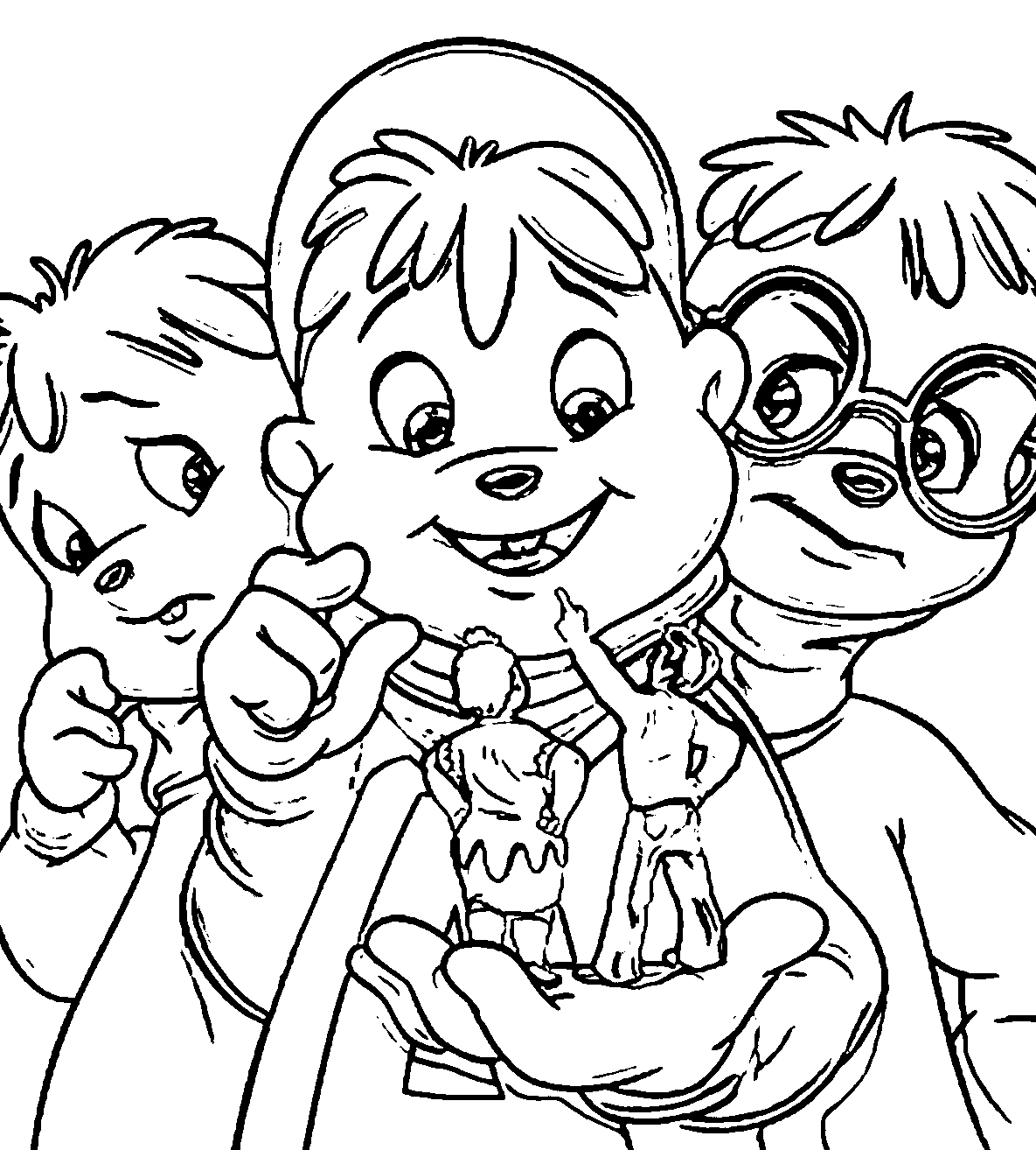 Alvin And The Chipmunks Chipwrecked Coloring Pages ...