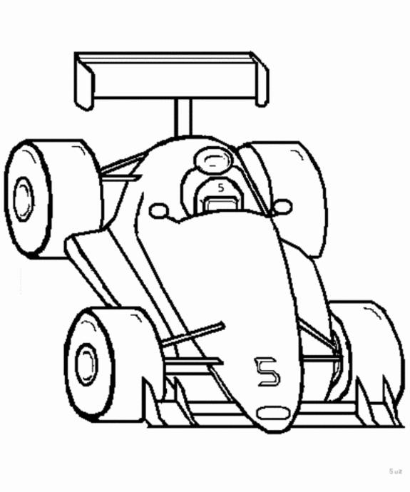 Indy Car Coloring Pages - Coloring Home