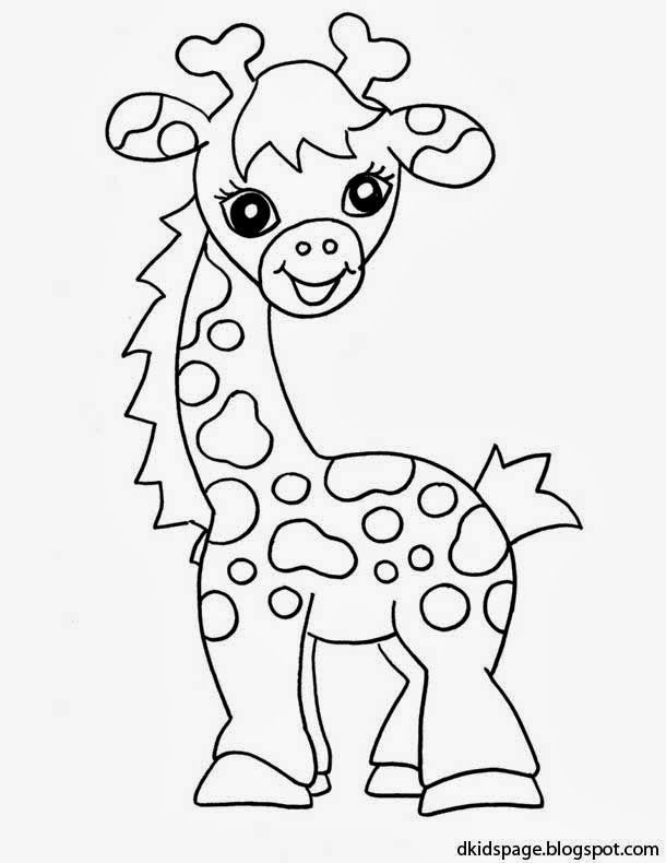 Kids Page: Baby Giraffe Coloring Pages | Printable Animals ...