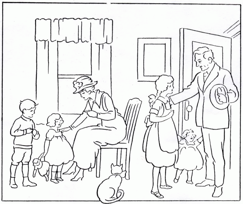 Cute Respect Coloring Pages for Kindergarten