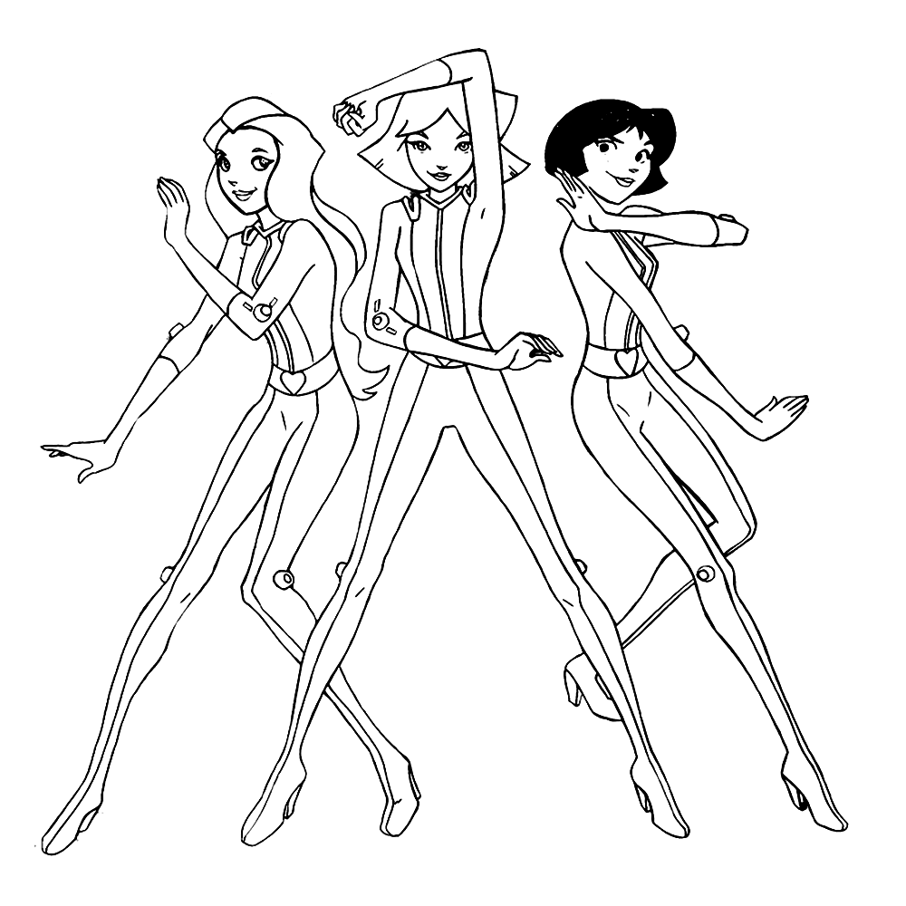 Barbie Spies Coloring Pages Coloring Home