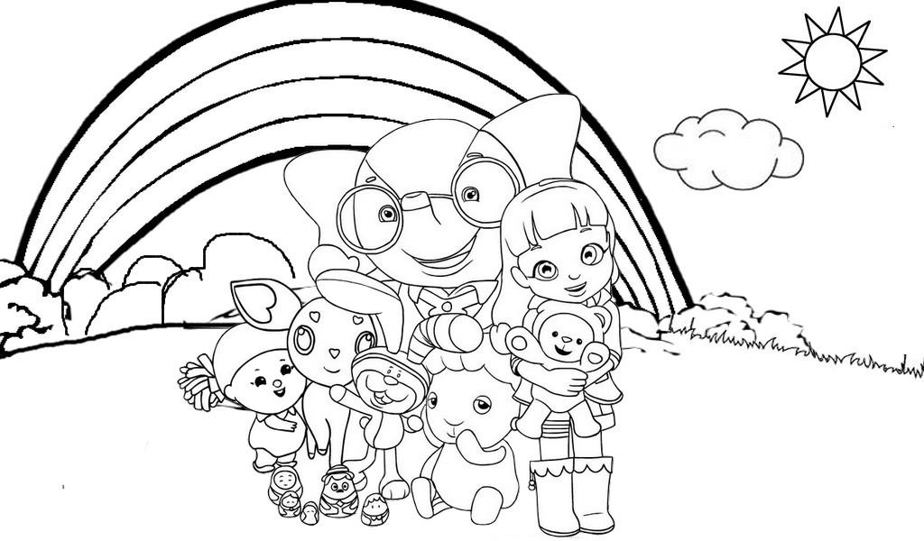 Coloring Pages Rainbow Ruby – Coloring Play Kids