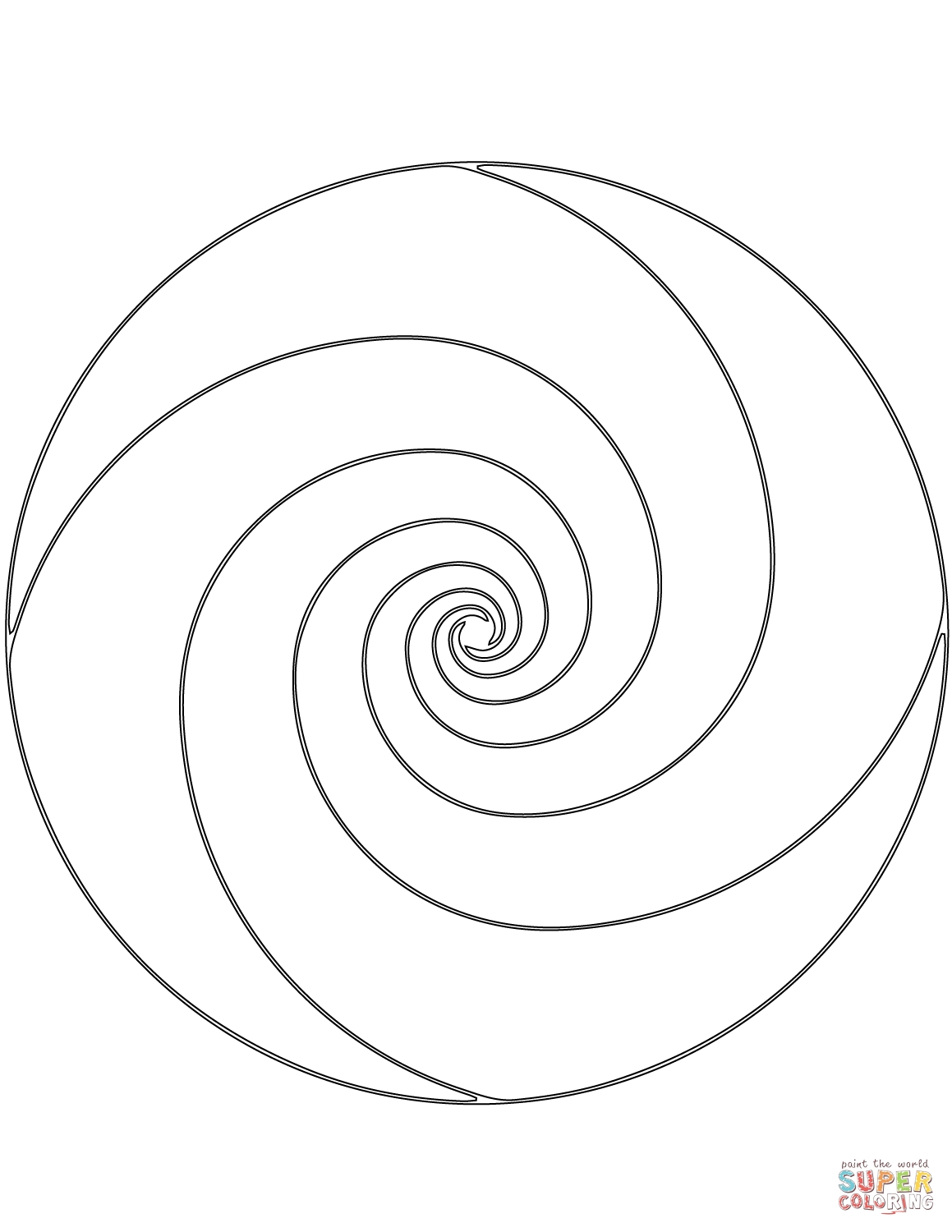 Spiral Coloring Pages at GetDrawings | Free download