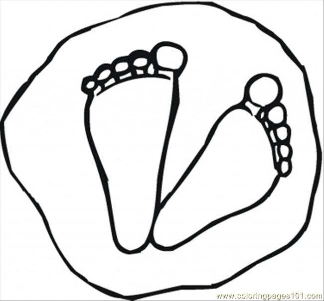 Footprints Coloring Pages