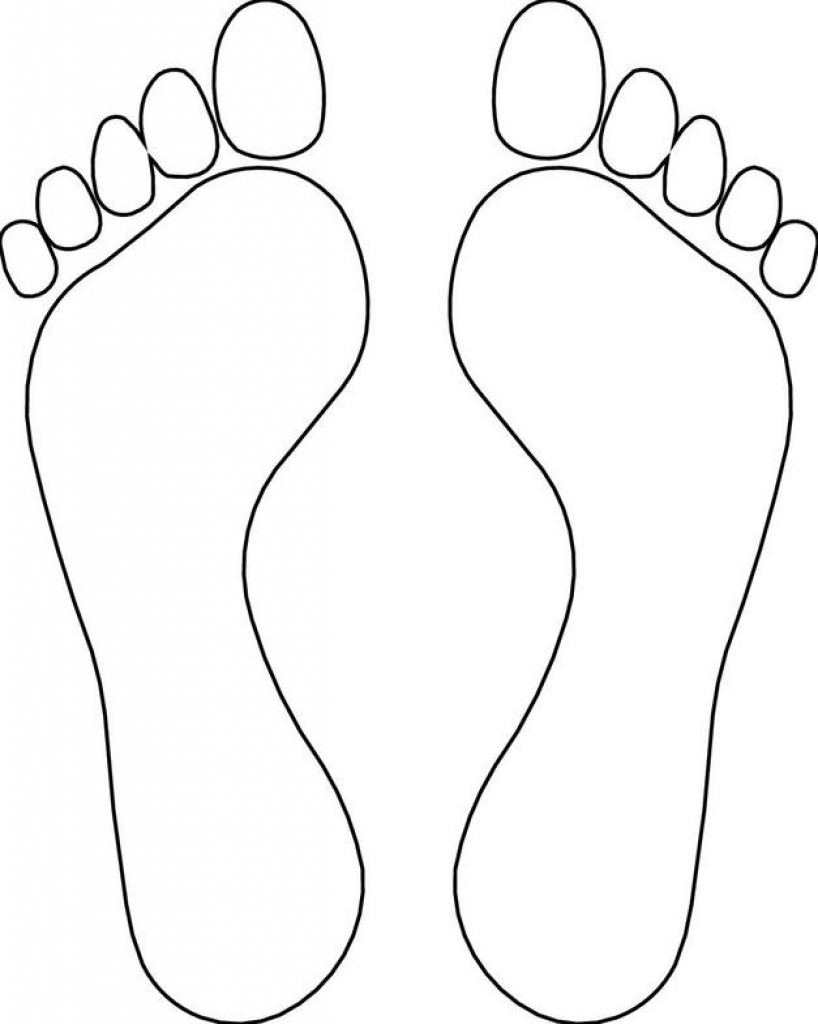 Footprint Coloring Pages - Coloring Pages Ideas