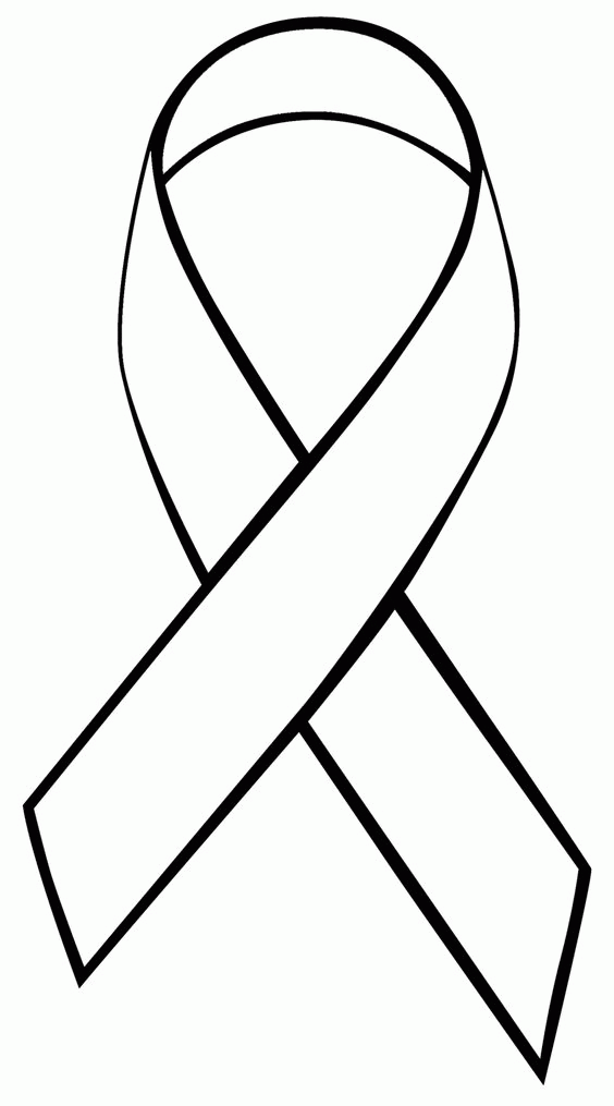 Coloring Pages For Breast Cancer Ribbon Coloring Home