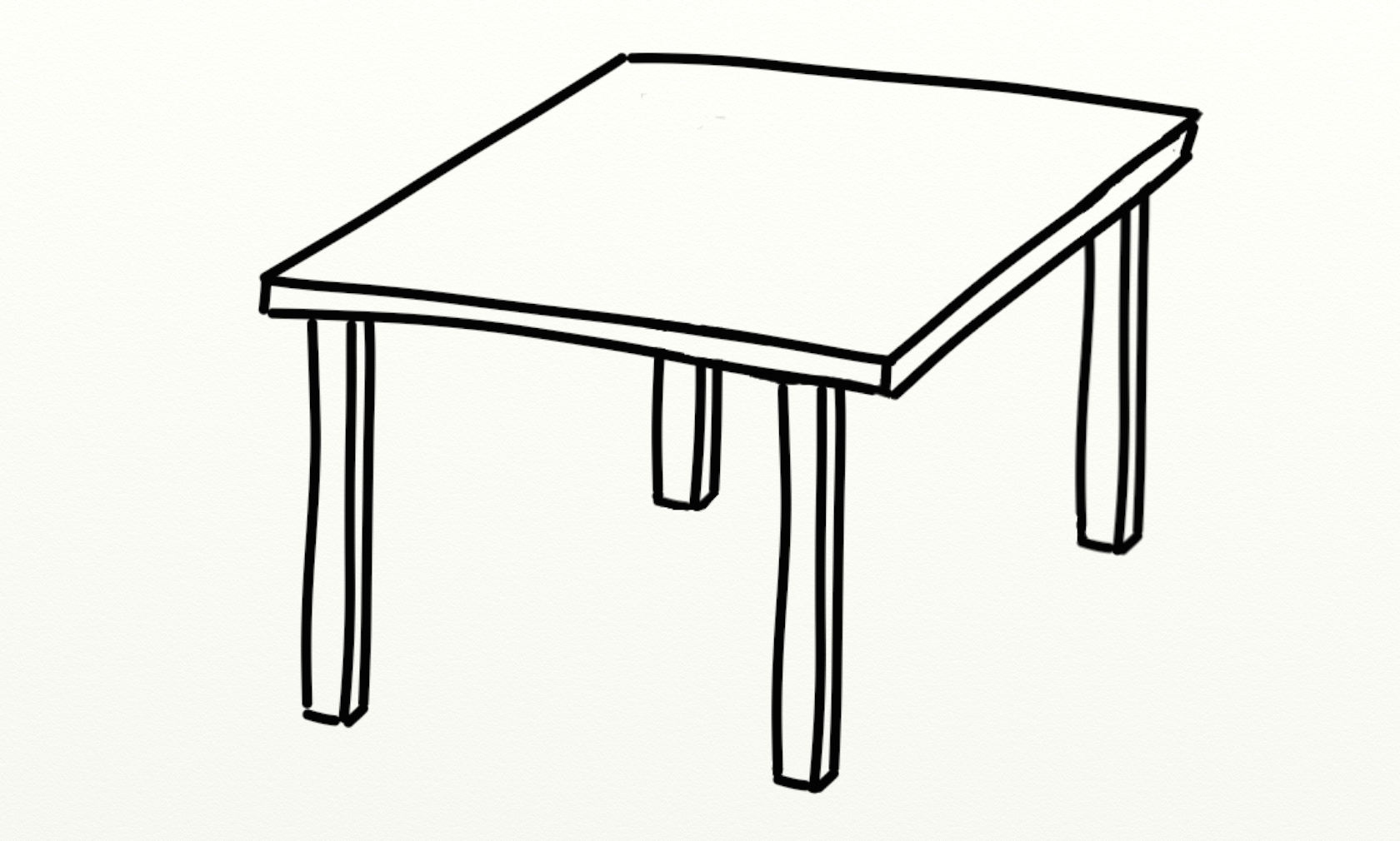 Table Coloring Page