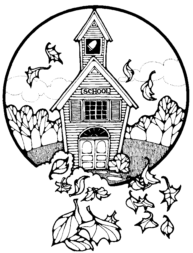 School Coloring Page Home Pages 4th Grade