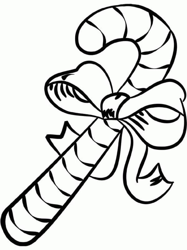 Christmas Candy Canes Coloring Pages Coloring Home