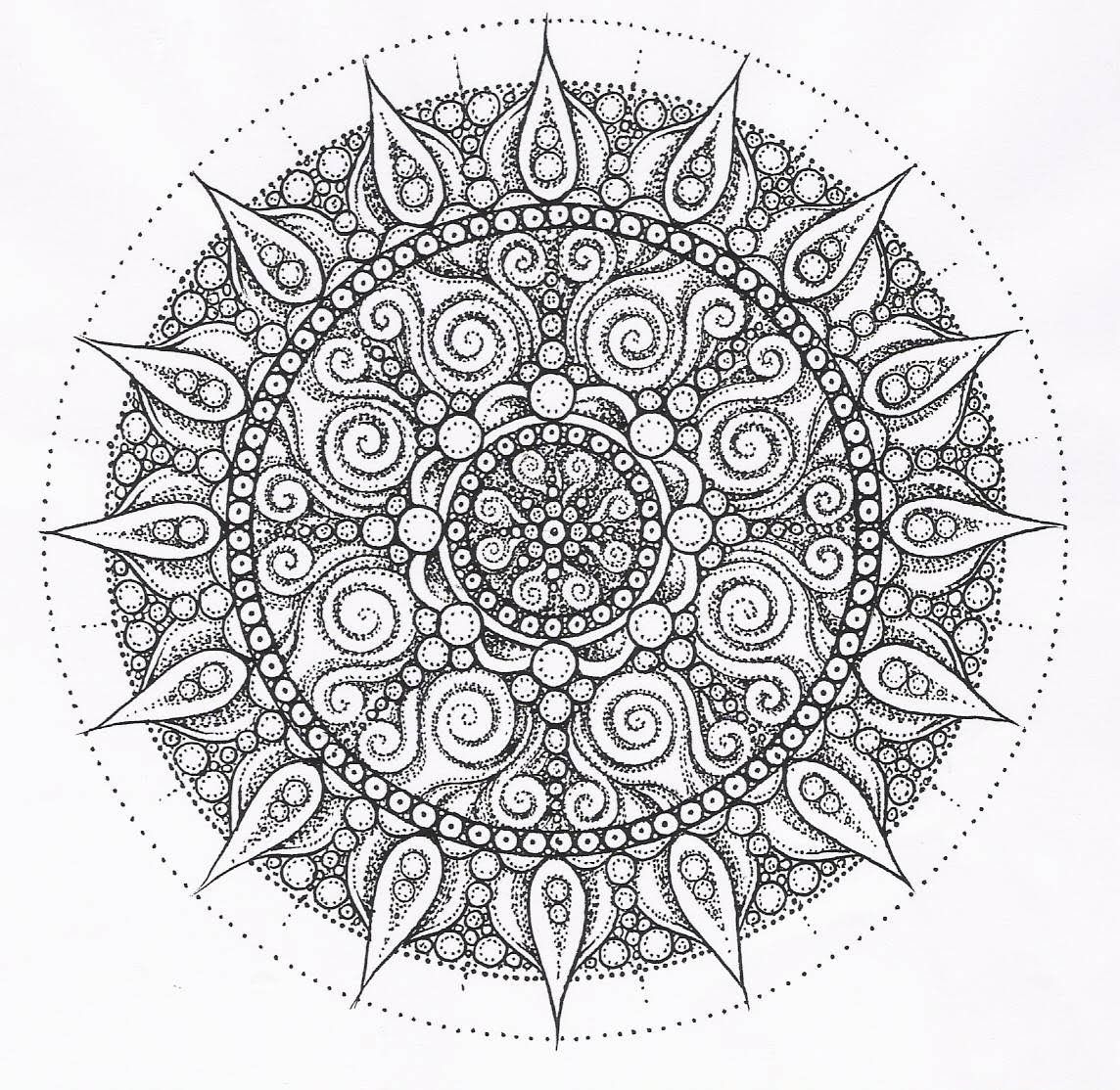 buddhist mandala coloring pages - High Quality Coloring Pages