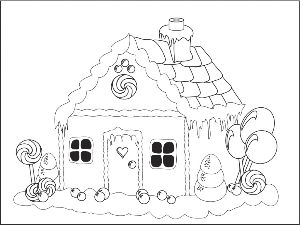 Cartoon House Coloring Pages - Coloring Home