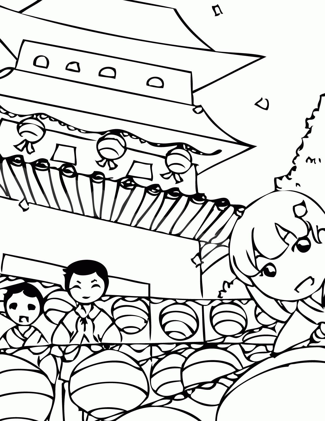 Buddha's Birthday Coloring Page - Handipoints