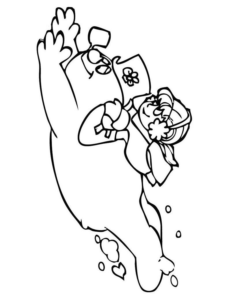 Frosty Coloring Page - Coloring Home
