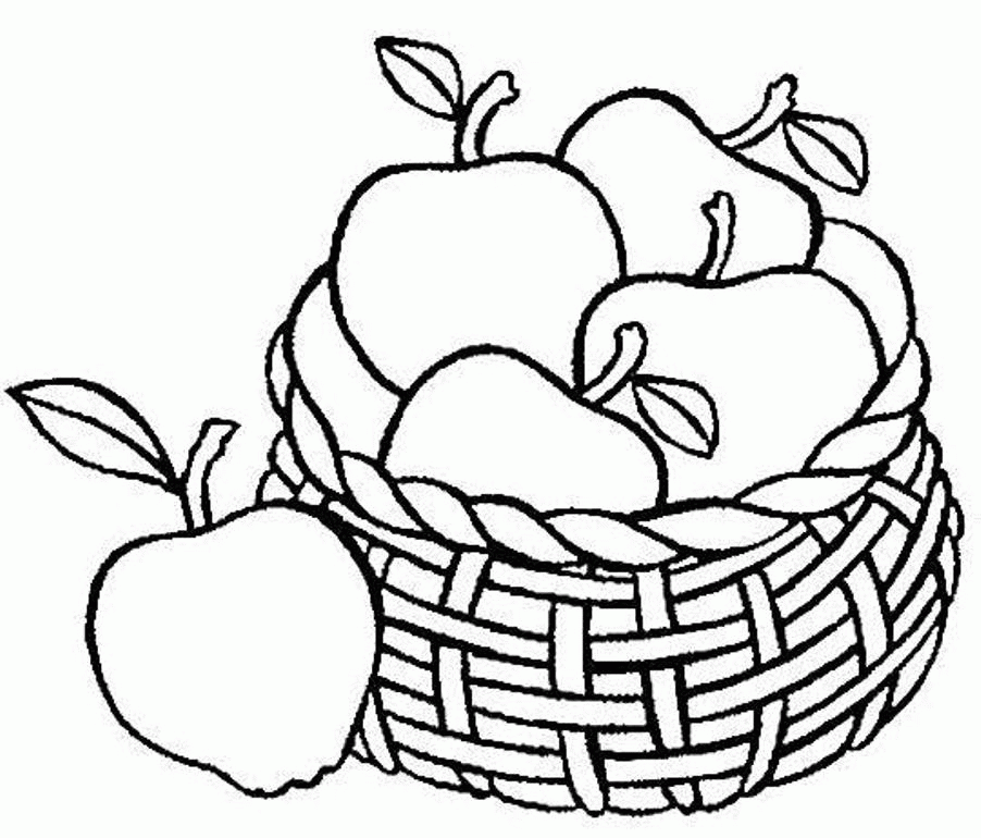 Related Apple Coloring Pages item-12874, Apple Coloring Pages ...