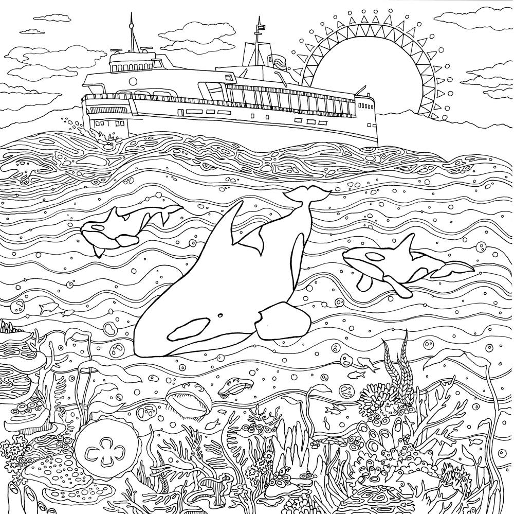Adult Coloring Pages Landscapes - Coloring Home