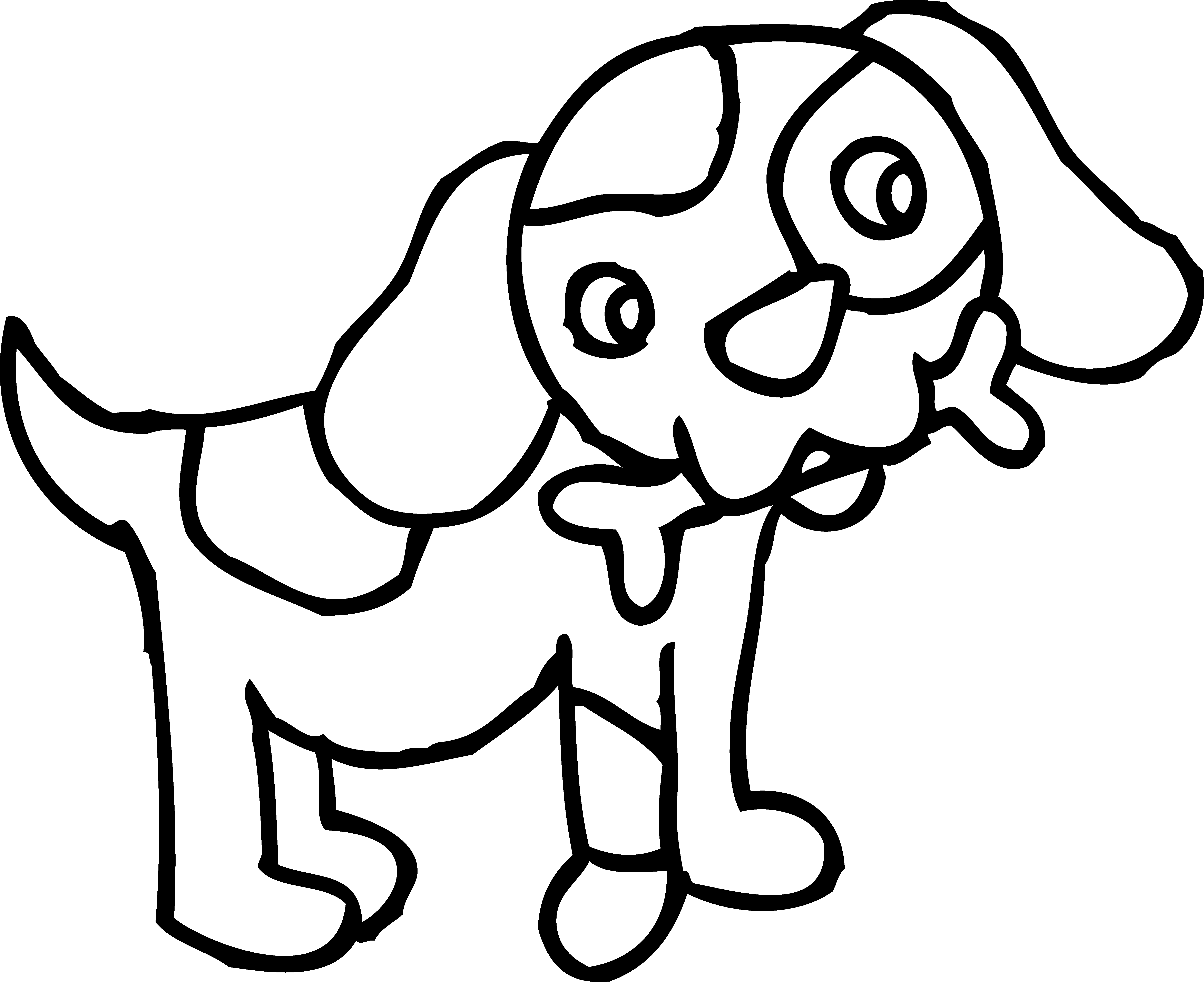 11 Pics Of Dog Outline Coloring Page Dog Outlines Printable, Dog