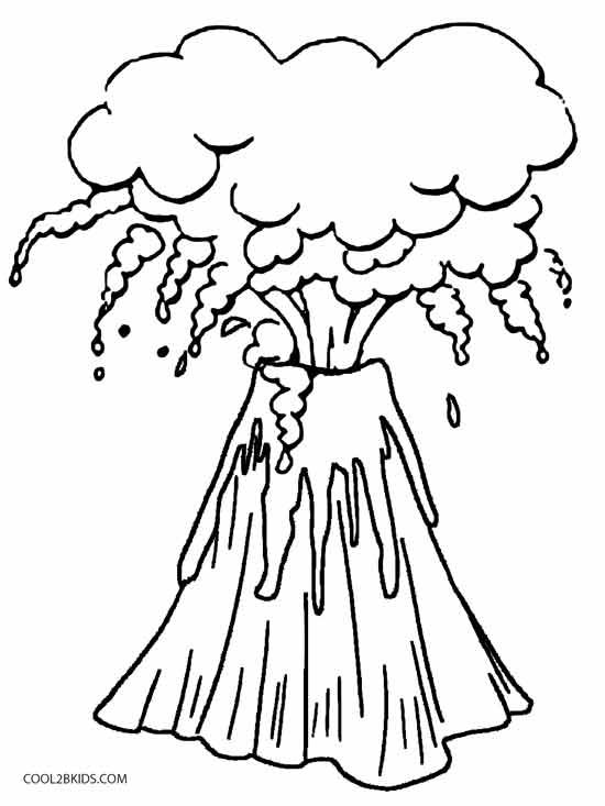 Printable Volcano Coloring Pages For Kids | Cool2bKids | Coloring pages,  Printable coloring pages, Coloring pages to print