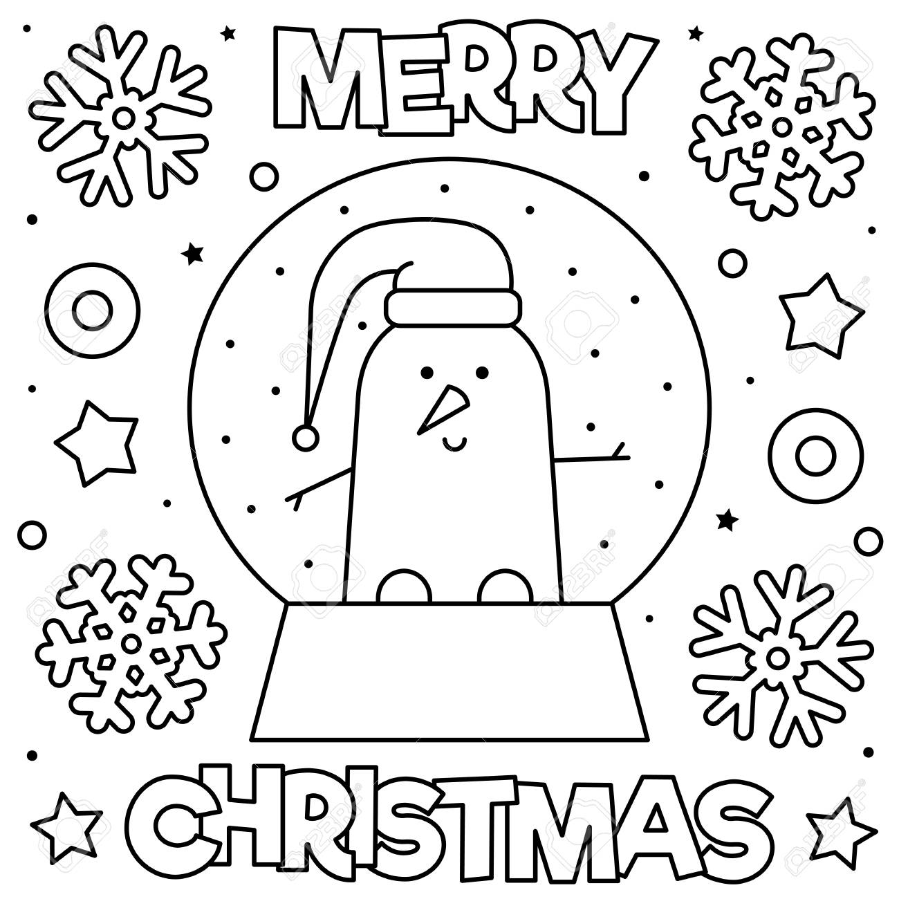 Staggering Snowbe Coloring Page Image Ideas Snowglobe Pages Best For Kids  Worksheets Christmas Kindergarten – Fundacion Luchadoresav