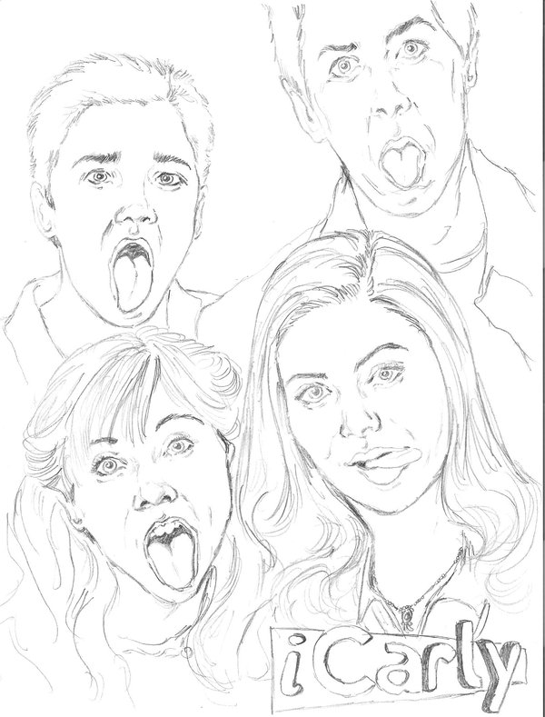 icarly coloring pages - photo #14