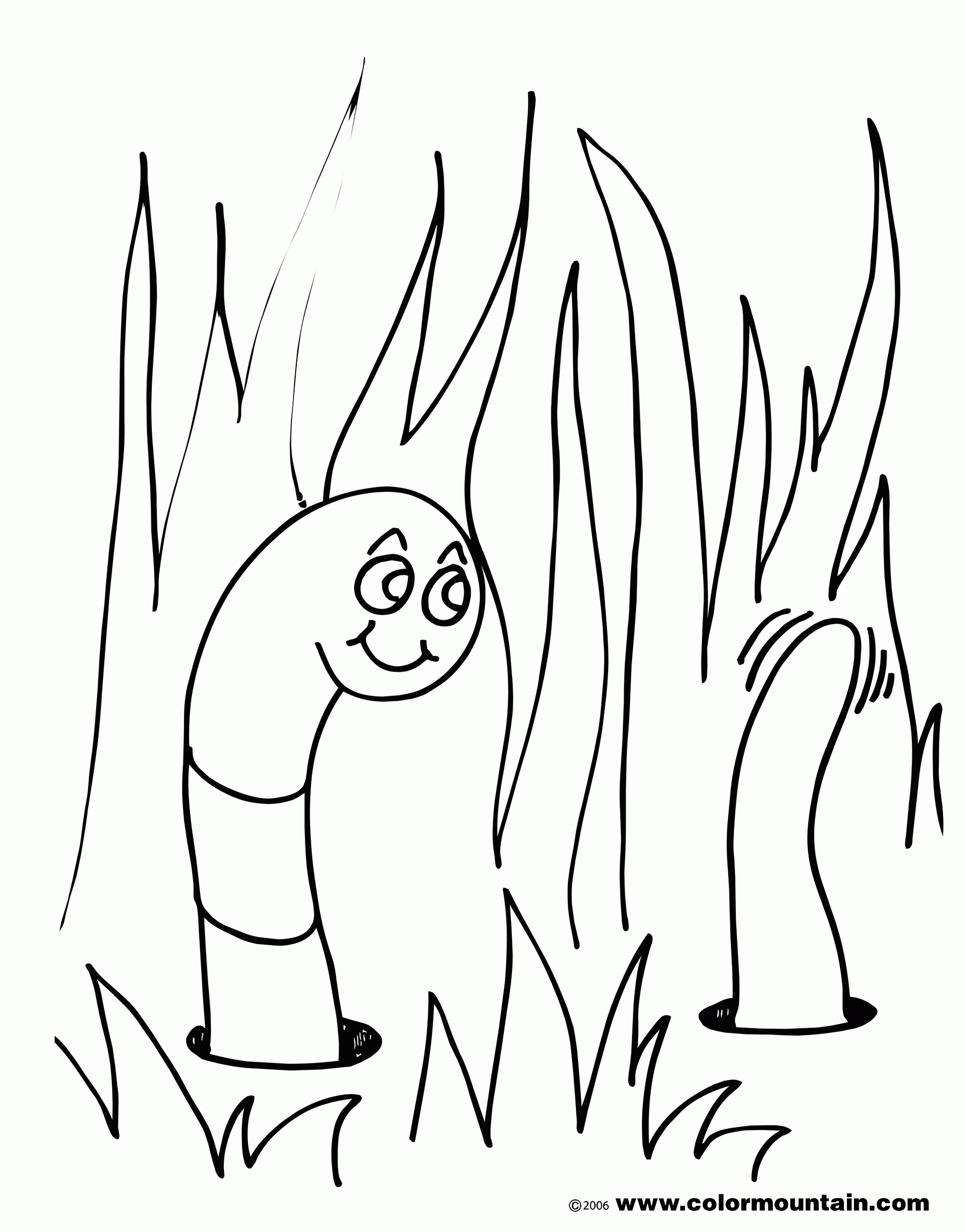Worm Coloring Pages - Coloring Home