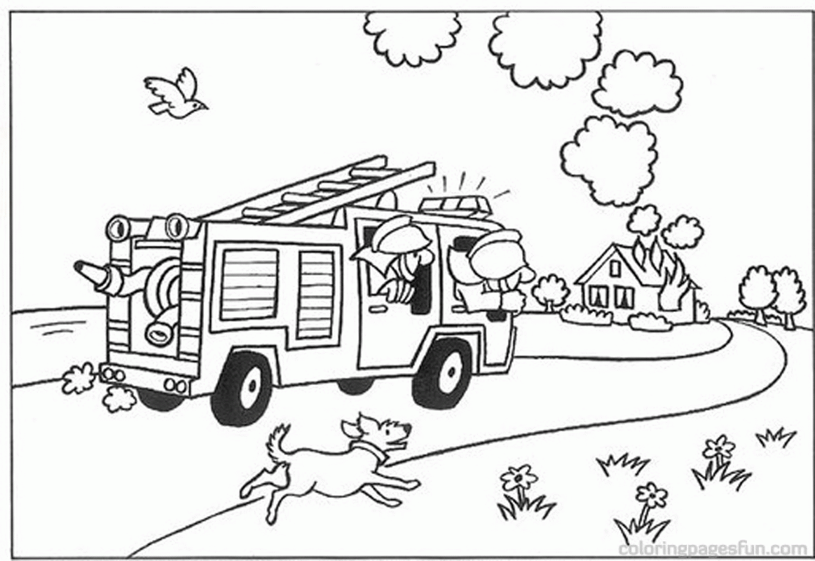 Fireman Printable Coloring Pages - Coloring Page Photos
