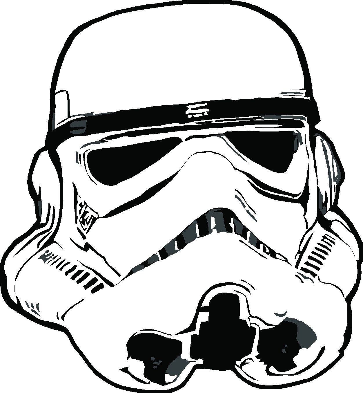 Stormtrooper Helmet Coloring Page - Coloring Home