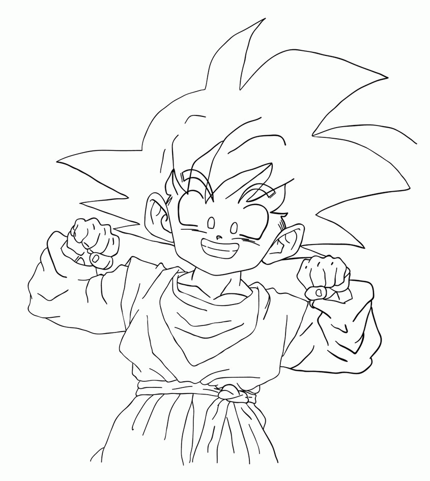 Wallpapers Goten And Trunks Coloring Pages Dragon Ball Z Gotenks ...