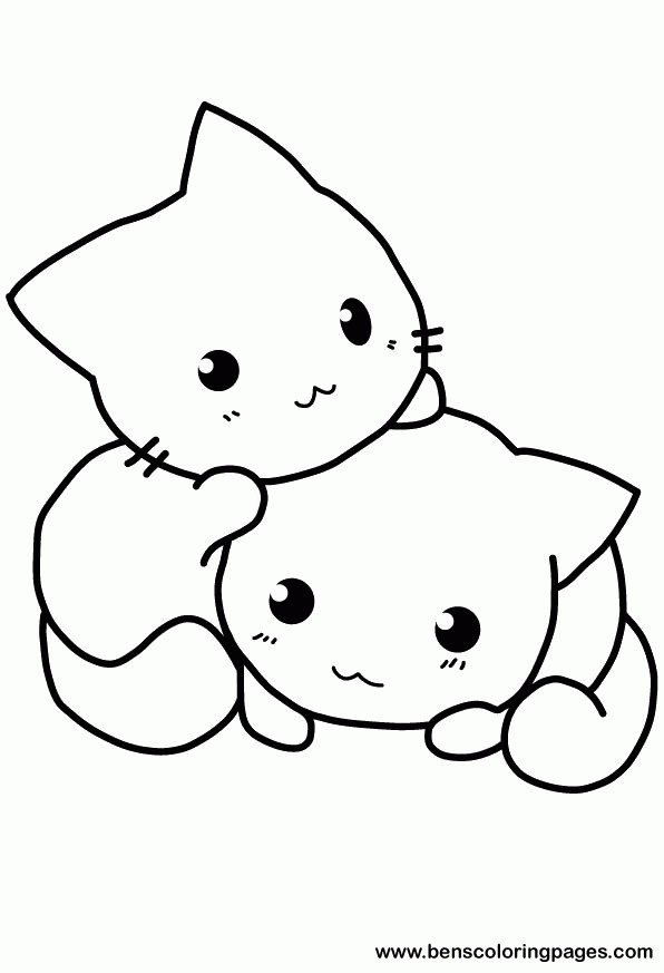 Cute Cat Coloring Pages To Print - Coloring Home