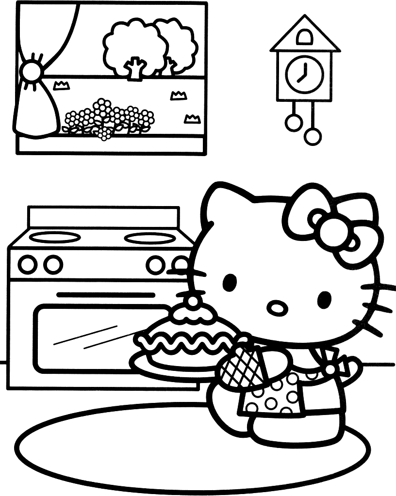 hello kitty coloring pages. hello kitty downloads coloring pages ...