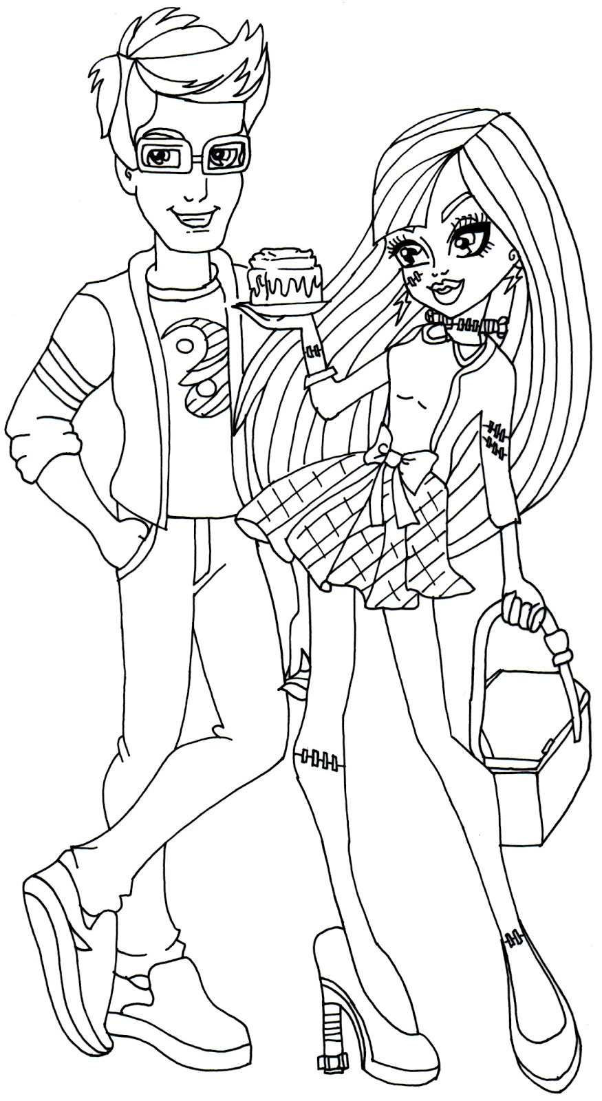 Monster High Coloring Pages and Book | UniqueColoringPages