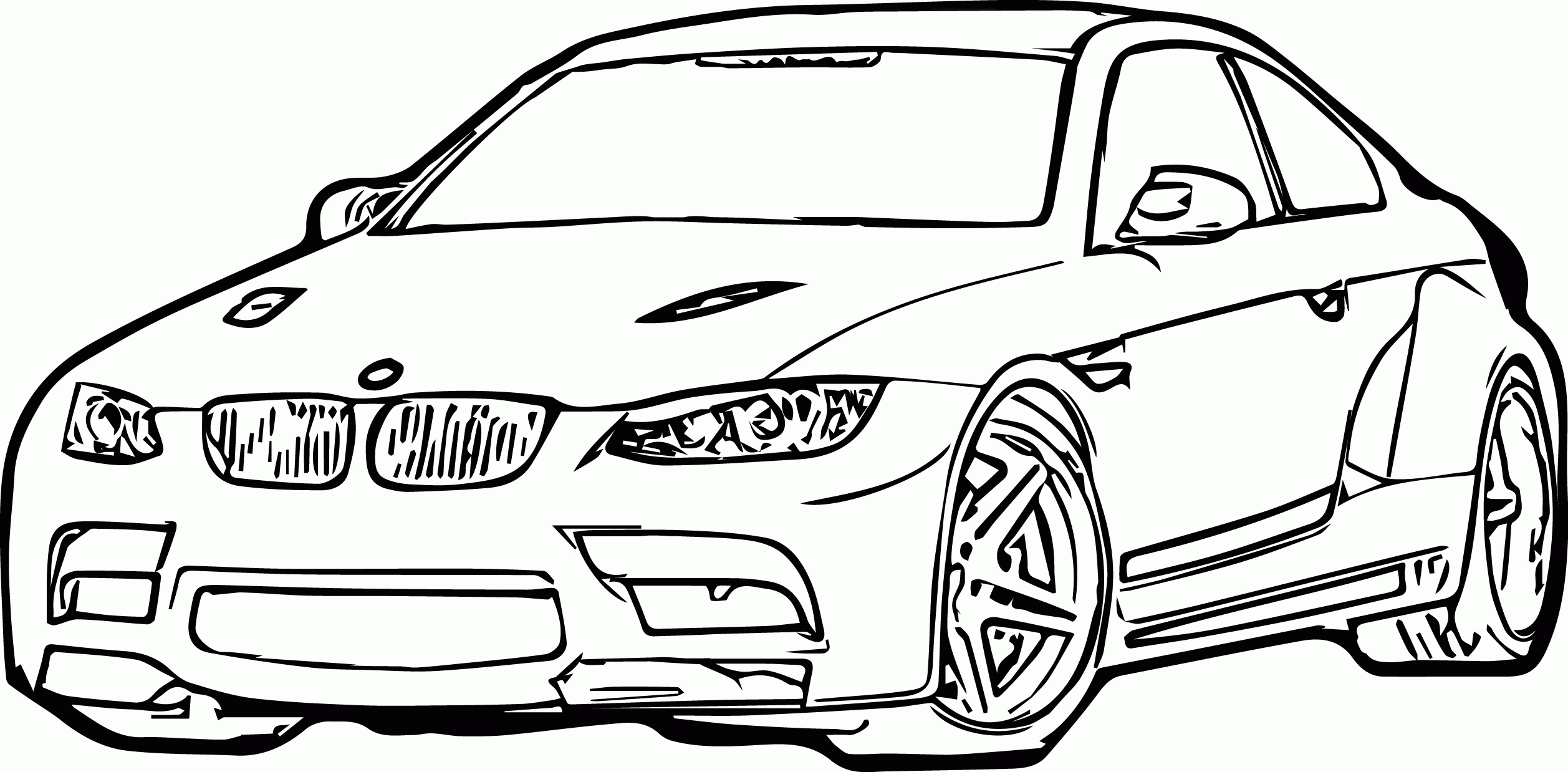 Bmw Car Coloring Pages - Coloring Home
