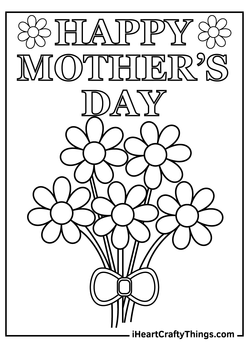 Printable Mother's Day Coloring Pages (Updated 2022)