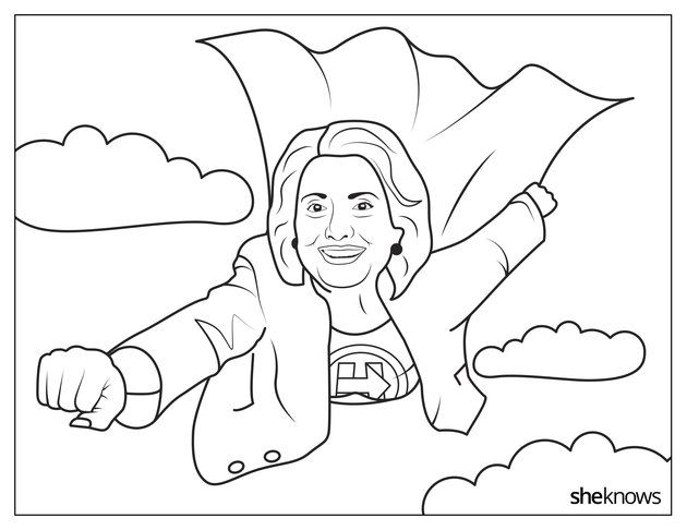 This Hillary Clinton Coloring Book Is Jam-Packed With Girl Power ...