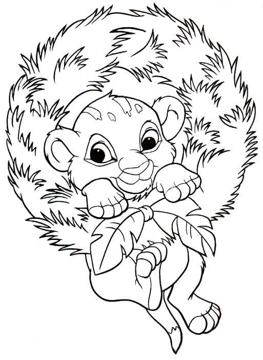 Kids-n-fun.com | 48 coloring pages of Christmas Disney