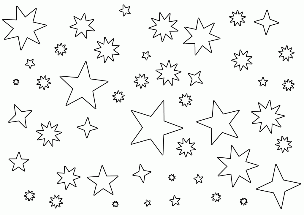Star Outline Printable Coloring Home