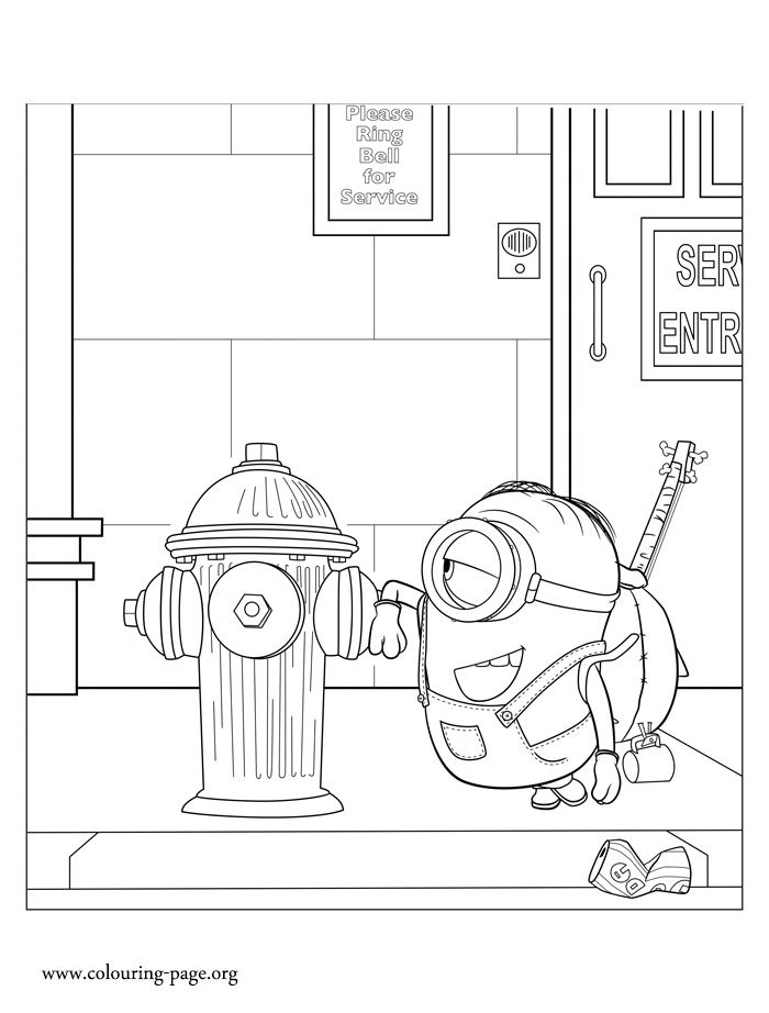 Fire Hydrant Coloring Page - Coloring Pages for Kids and for Adults