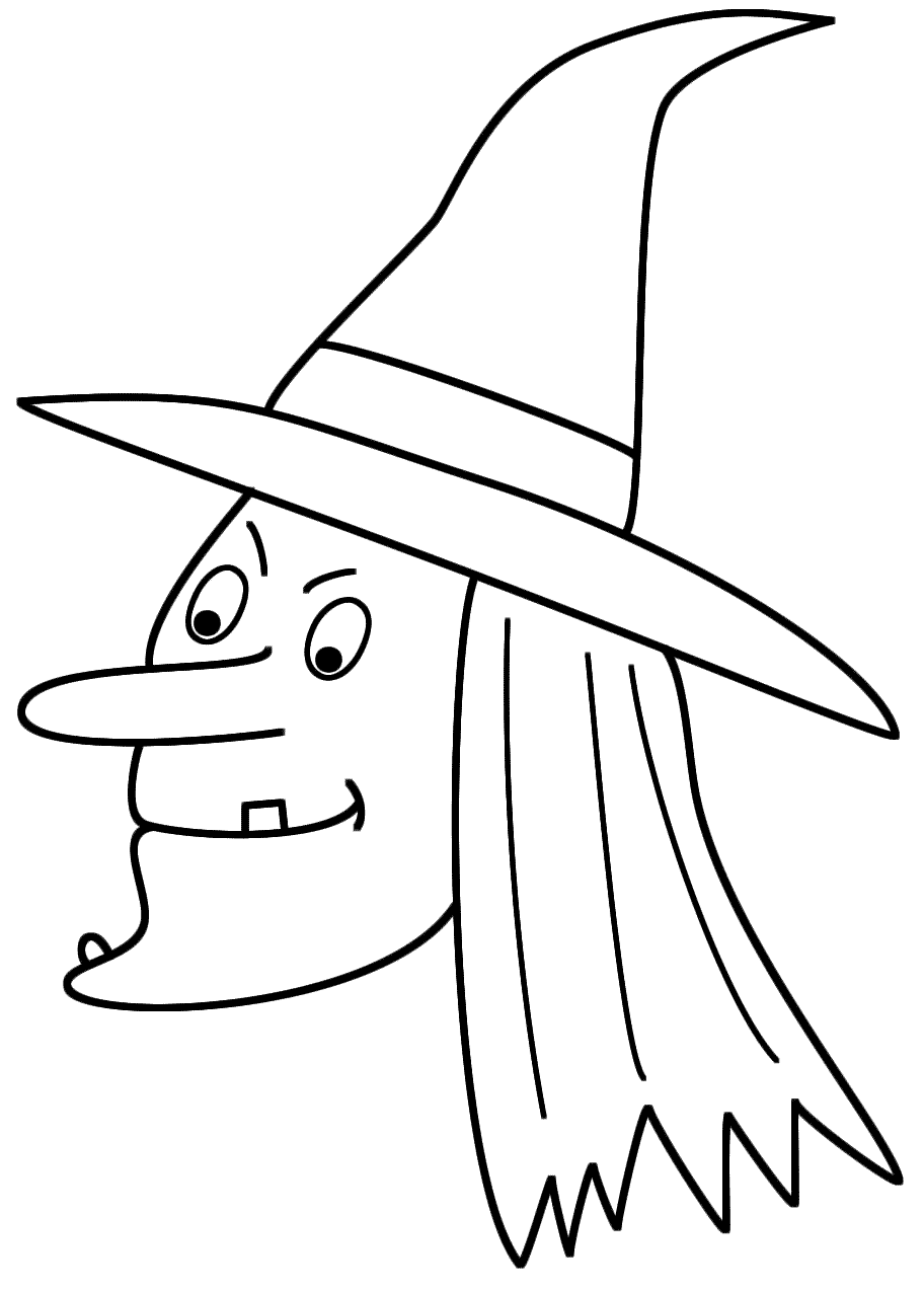 Coloring Pages Halloween Witch - Coloring Home