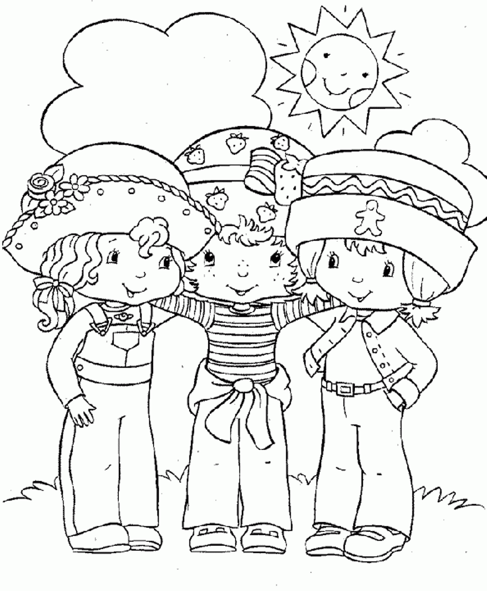 Friendship Coloring Pages - Widetheme