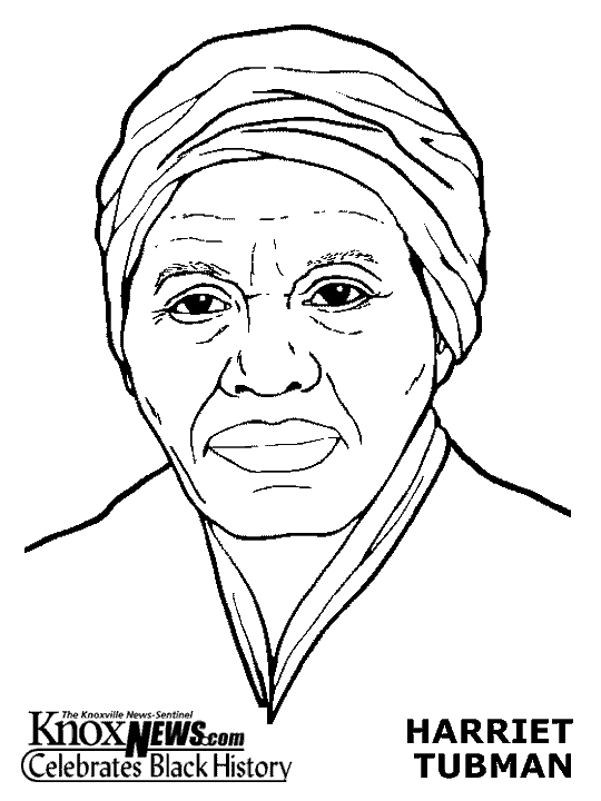 Harriet Tubman Coloring Pages - Google Twit