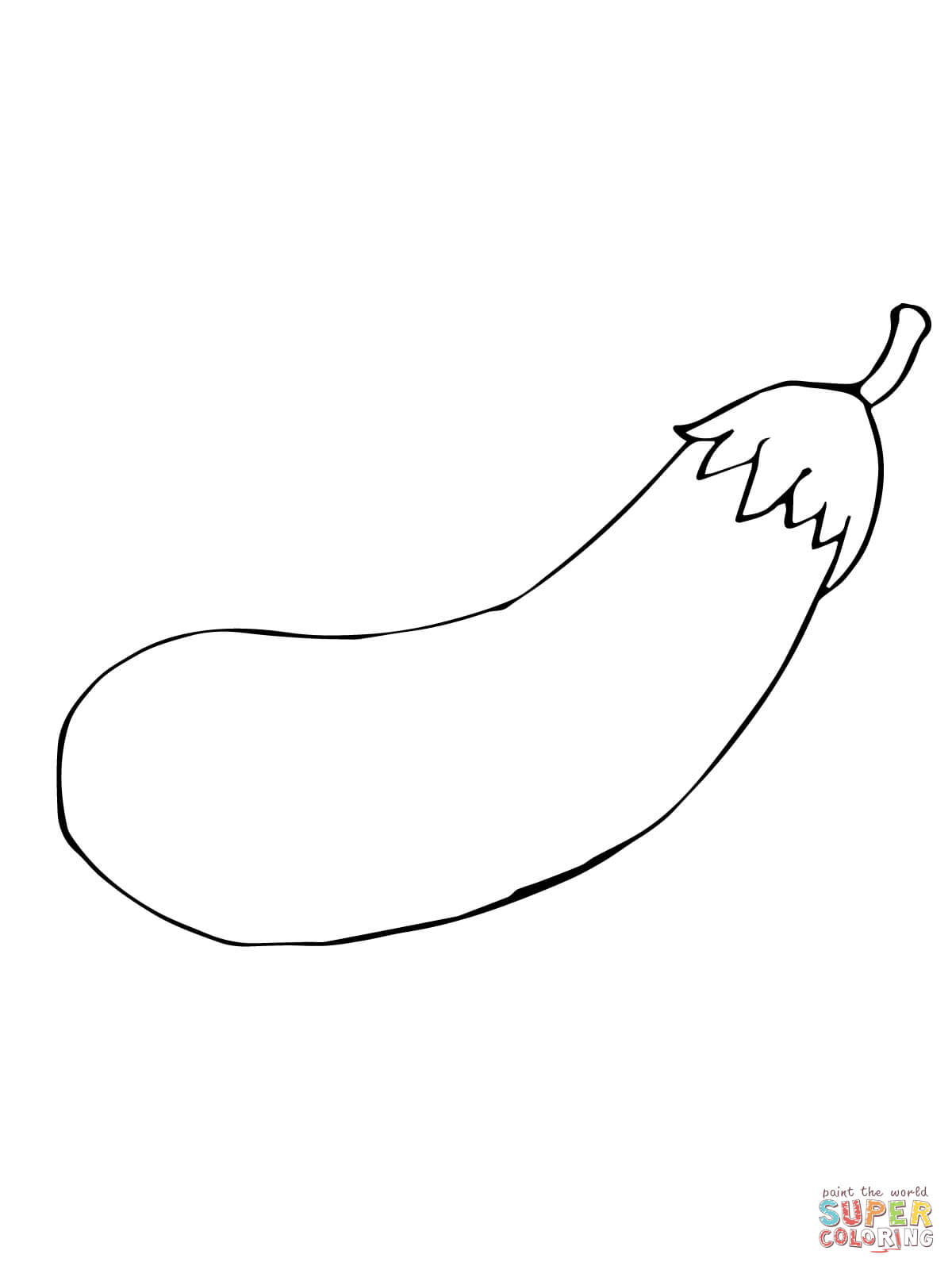 Eggplant coloring pages | Free Coloring Pages
