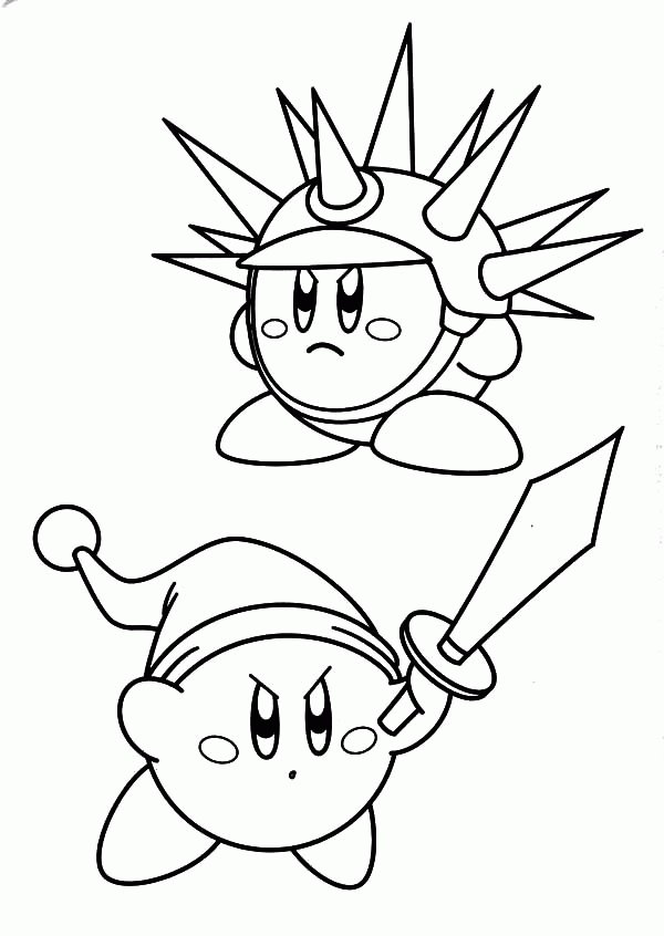 Nintendo Kirby Coloring Pages | Kids Play Color